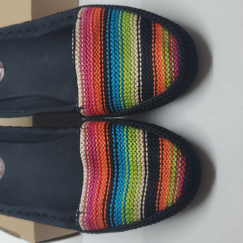 The Sak Multicolored Knitted Loafer Shoes in Women's Size 8 - Picture 2 of 12